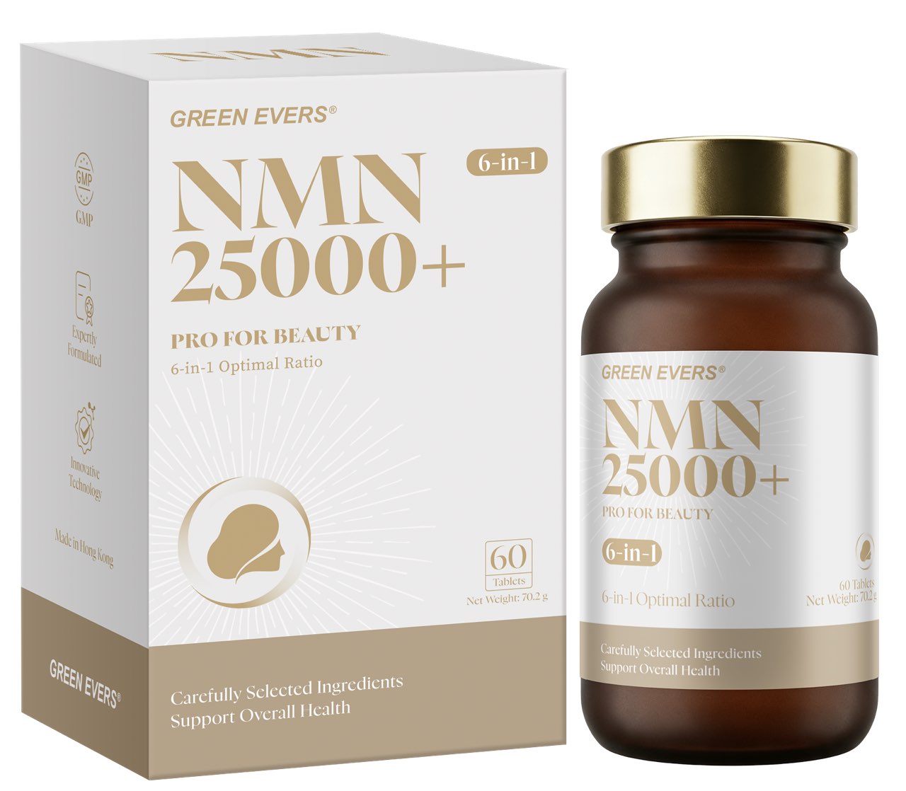 NMN 25000+ 女士臻美片 (60片)